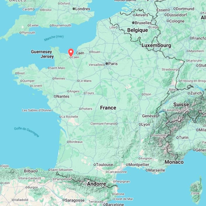 Photo de  l'emplacement de trait d'harmonie en France